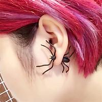 korea style exaggerated earring creepy black spider stud earrings pers ...