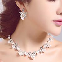 Korean Wedding/Engagement/Party/Birthday Jewely Sets with Crystal/Pearls