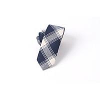 Korean casual cotton plaid men\'s business tie