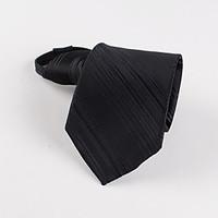 Korean stripe business man ZIPPER TIE