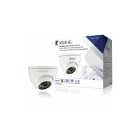 konig security dome camera 700 tvl white with 18m cable