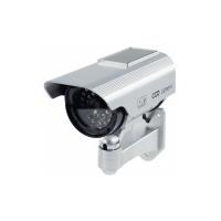 Konig Fake Dummy Outdoor CCTV Dummy Camera Solar Panel & IR LED Silver