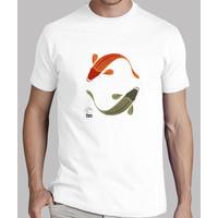 koi fishes unisex blanc