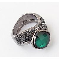 korean style vintage elegant rhinestone daily ring movie jewelry