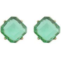 korean style vintaget square simple gem stud earrings lady daily stud  ...