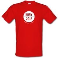 Kony 2012 Make Him Famous male t-shirt.