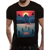 kong skull island poster mens small t shirt black