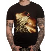 Korn - Follow The Leader Men\'s Large T-Shirt - Black