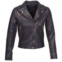 Kookaï VINULE women\'s Leather jacket in blue