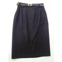 Koko Black A-line Skirt With Belt Size: 12