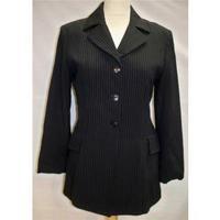 Kookai Black Formal Pinstripe Jacket Size 36 (Size 8)