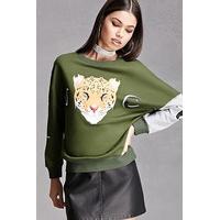 korirl tiger graphic sweatshirt