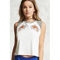 Koi Fish Raglan Muscle Tee