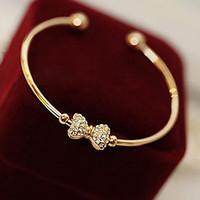 Korean Style Golden Heart Bangle Jewelry Christmas Gifts