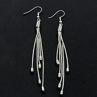 korean version of the new popular fashion earrings long tassel ear hoo ...