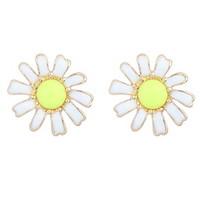 Korean Style Adorable Elegant Flowers Stud Earrings Women\'s Daily Stud Earrings Movie Jewelry