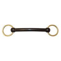 Korsteel Nylon Brass L R Mullen Snaffle