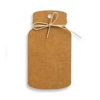 Kraft Paper Mason Jar Favour Tag with Twine