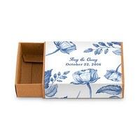 Kraft Drawer-Style Favour Box With Romance Floral Wrap Assortment