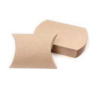 kraft brown paper pillow box 20 pack