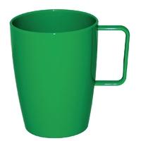 kristallon polycarbonate handled beakers green 284ml pack of 12