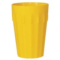 kristallon polycarbonate tumblers yellow 260ml pack of 12