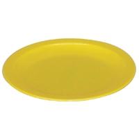 Kristallon Polycarbonate Plates Yellow 230mm Pack of 12