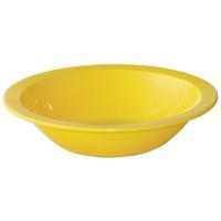 kristallon polycarbonate bowls yellow 172mm pack of 12