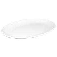 Kristallon Melamine Oval Coupe Plates 305mm Pack of 12