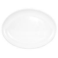 Kristallon Melamine Oval Coupe Plates 225mm Pack of 12