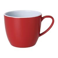 Kristallon Gala Colour Rim Melamine Mug Red 285ml Pack of 6