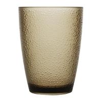 Kristallon Polycarbonate Tumbler Pebbled Tan 275ml Pack of 6