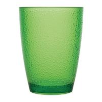 Kristallon Polycarbonate Tumbler Pebbled Green 275ml Pack of 6