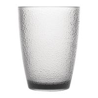 Kristallon Polycarbonate Tumbler Pebbled Clear 275ml Pack of 6