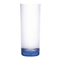 Kristallon Polycarbonate Hi Ball Glasses Blue 360ml Pack of 6