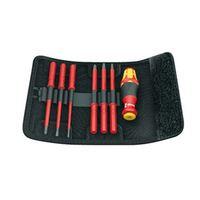 Kraftform VDE Kompakt Interchangeable Screwdriver Set of 7 SL PZ