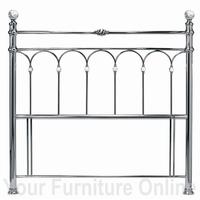 krystal antique nickel headboard multiple sizes 135cm double