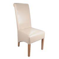 krista leather dining chair