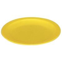 Kristallon CB767 Polycarbonate Plate, Yellow (Pack of 12)