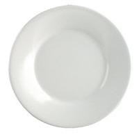 Kristallon W233 Melamine Round Plate, White (Pack of 12)