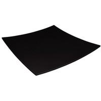 Kristallon DP142 Curved Square Melamine Plate, Black