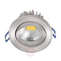 Krone recessed spotlight with LED - nickel