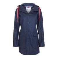 Kristi Plain Waxed Jacket Dark Navy