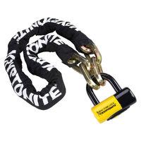 kryptonite new york fahgettaboudit chain and padlock 150cm