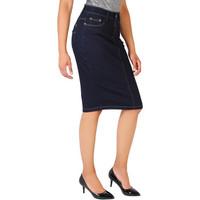 Krisp Classic Denim Skirts women\'s Skirt in blue