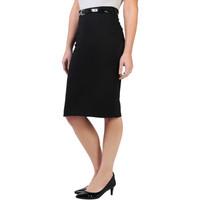 krisp 25 bengaline pencil skirt womens skirt in black