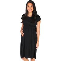 Krisp Oversize Double Layer Dress women\'s Dress in black