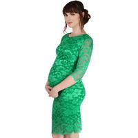 Krisp Maternity Lace Occasion Bodycon Dress women\'s Dress in green