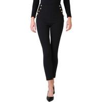 Krisp High Waisted Pencil Trousers women\'s Trousers in black