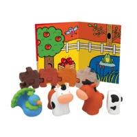 K\'s Kids Popbo Farm With A Peacock, Cow, Horse & 4 Fences